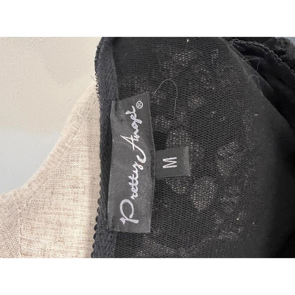 Elegant Black Sheer Ruffled Women's Blouse - Picture 6 of 6